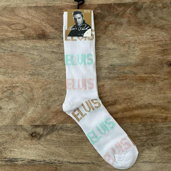 NEW Adult Elvis Presley Socks - Picture 1 of 3